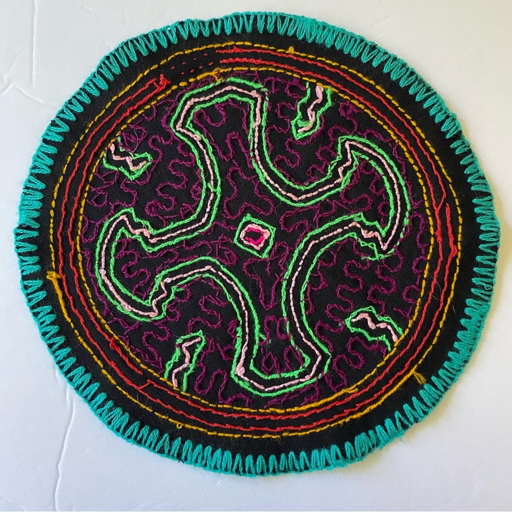 Shipibo Embroidery Tapestry | Peru | Ayahuasca Ceremony